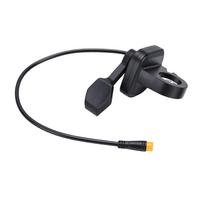 Electric Bike Finger Throttle ABS PVC Left Hand 108X Thumb Throttle Accelerator with Water Proof Connector for