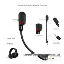 Compatible with Kingston HyperX Cloud Hurricane 3 Gaming Headset Microphone 15cm black