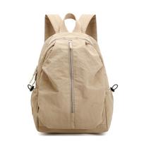 Leisure travel waterproof nylon school bag for women 2026 new lightweight outdoor hiking zip backpack commuting bagpack daypack Small violetinė