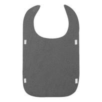 Pocket Style Elderly Bib Anti-oil Saliva Towel Thicked Mealtime Bib  Mess-Free Diet gray