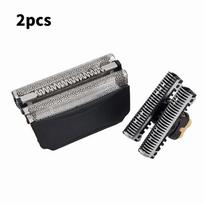 Braun skustuvo galvutės dangtelis Series 5 Wf2s 5760 530 550, pagamintas iš ABS ir nerūdijančio plieno sidabras