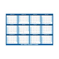 2027 Wall Calendar - Double-Sided Erasable English Planner with and Record Chart for Home One Size