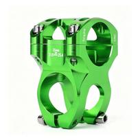 Bicycle Handlebar Stems 35MM Aluminum Alloy CNC Ultra Light Hollow Short Handlebar Riser for Most Bicycle, Road Bike, MTB, BMX, Fixie Gear, Cycling Green
