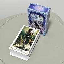 Silent Desolate Tarot Deck 78pcs Cartoon Cards Based on Rider System Board Game gray