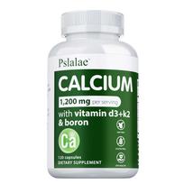 Vitamin D3 & K2 Capsules, 1200mg, Calcium Absorption, Bone Health, Immune Support, Suitable for Adults 120*1