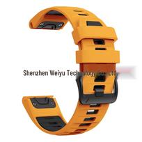 22mm/26mm QuickFit Silicone Watch Strap for Garmin Fenix 8 Pro 22mm