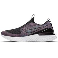 Nike Epic Phantom React Flyknit Black University Red Hyper Jade Women's BV0415-002 35.5 gray