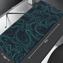 Mouse Pads Black White Line Gaming Mousepads 400x900 Large Mousepad Gamer Natural Rubber Mat Company Desk Pad Design For Gift 30cmx60cm(11.8x23.6inch) gray