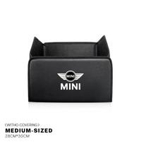 Car Trunk Storage Bag Leather Camping Box Collapsible For BMW Mini Works Cooper F54 F55 F56 F57 F60 R50 R52 R53 R55 R56 R57 R58 czujm33 black