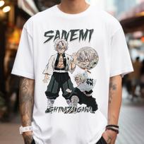 Anime Sanemi Shinazugawa Japanese Manga Shirt and kids tshirt 150