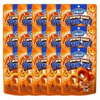 HBAF Caramel Salted Pretzel Sweet Savory Crunchy Snack 30g x 5 Pouches (3 Pack) white