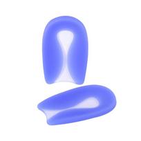 Blue Silicone U-shaped Heel Pad, Heel Pad, Heel Part, Silicone Heel Pad Is Soft and Shock-absorbing To Protect The Foot. M code blue