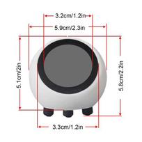 Smart Desktop Robot 1.28In LCD Screen ESP32-S3 Development Board Smart DeepSeek Assistant Robot for Home Office School gray