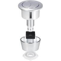 Dvigubos nuleidimo mygtuko tualeto bakelio pakeitimas 20mm 40mm 50mm 60mm anga 2026 Namų vonios kambario tualeto mygtukas auksas