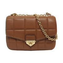 [Pre-Owned] Quilted Flap Commuter Shoulder Bag - Good #1CLFXF7 ONE SIZE brown