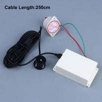 Ultrasonic Ranging Sensor With Buzzer Relay Output Distance Measuring Module Adjustable Range 5Cm-500Cm Reversing Radar Sensor gray