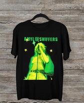 NEW Amyl And The Sniffers Band Short Sleeve Black All Size Shirt Unisex T-Shirt S įvairiaspalvis