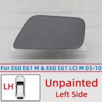 Headlamp Washer Nozzle Cover For BMW 5 E60 E61 LCI M-Sport 2003-2010 #51117897211 High Quality Spray Paint Black White Silver Unpainted LH