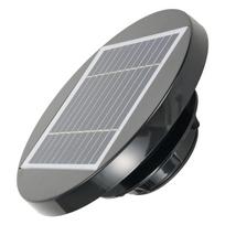 1 vnt. Saulės energija maitinamas stogo ventiliatorius Polikristalinis 5,5 V 2,5 W Valtims, Kemperiams, Šiltnamiams, Stoginėms, Karavanams, Sodo nameliams, Tualetams ant stogo China Mainland gray