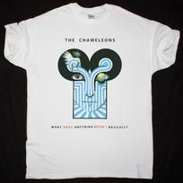 The Chameleons What Does Anything Mean Basically New White T Shirt Vintage Fashion Unisex Comfortable Soft Stretched M black