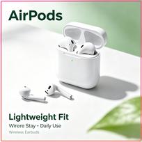 AirPods 2 TWS Bluetooth 5.3 Wireless Earbuds Rich Audio Half‑in‑Ear Design Portable Charging Box Complete Retail Packaging Kit