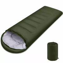 Camping Sleeping Bag Ultralight Waterproof 4 Seasons Warm Envelope Type Sleeping Bag for Outdoor Hiking Backpacking Travel žalia