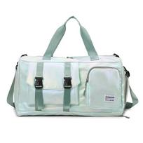 Large Capacity Women's Nylon Travel Duffel Bag,Weekender Gym Tote with Shoe Compartment Men's Versatile Sports & Fitness Carry-On One Size juoda