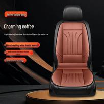 12V elektrinė šildoma automobilio sėdynės pagalvėlė žiemai gray