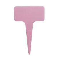 100 Pcs Plant Tag Garden Label Plastic Hanging Waterproof Tagging Nursery Pot Marker Pink 6X10 white