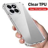 TPU Transparent Funda for Honor 400 Smart Case Ultra Thin HD Clear Soft Shockproof Phone Cover Capa Coque for Honor 400 Smart gryna