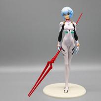 22CM Anime NEON GENESIS EVANGELION EVA Ayanami Rei mielas figūrėlės PVC modelio žaislai lėlės kolekcionuojami papuošalai dovanos gray