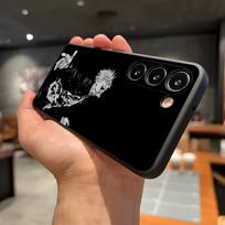 J-Jujutsu K-Kaisen G-Gojo Phone Case For Samsung A56 A36 A26 A16 A15 A25 A35 A55 A14 A34 A24 A54 Black Soft Shell Samsung A32 4G black