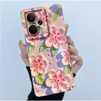 For Realme 14T 5G Phone Case Fashion Simplicity Oil Painting Liquid Silicone Soft Cover For Realme 14 Realme14 Anti Slip Fundas Realme 14T 5G beige