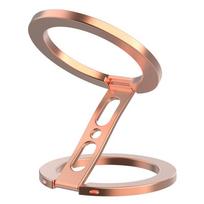 Double-Sided Magnetic Phone Ring Holder for MagSafe Kickstand Compatible For iPhone 16/15/14 Huawei Xiaomi Stand Grip Accessory gray