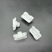 A0019910271 4 VNT. Klipas Šoninis Slenkstis Automobilio Klipas Kėbulo Šoninė Apatinė Apdailos Juostelė Padėties Nustatymo Klipai Mercedes Benz OEM 0019910271 gray