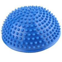 PVC Inflatable Half Yoga Balls Massage Point Fitball Exercises Trainer Fitness Balance Ball blue