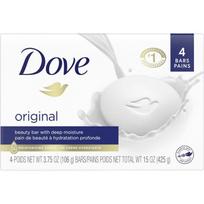 Dove Original grožio muilas, 106g x 4 vnt. white