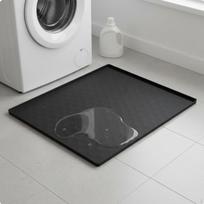 Silikoninis šaldytuvo kilimėlis, drėgmės nepraleidžiantis, neslystantis, lankstus prietaisų padėklas Gray 60-60cm gray