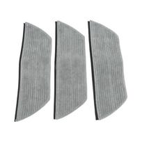 Compatible Microfiber Mop Pads for Shark Robot Vacuum Efficient Cleaning Set 3 PACK gray