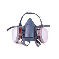 7502 Industrial Gas and Dust Mask for Spray Painting and Pesticide Use gray