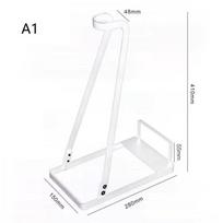 Universal Vacuum Cleaner Rack Dust Collector Metal Storage Shelf Simple Style Vertical Holder For Household A1 white