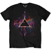 Pink Floyd Dark Side of The Moon Pink Splatter T Shirt XXXL įvairiaspalvis