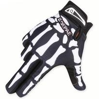 Skull Full Finger Knuckle Glove Anti-slip Mittens Motorcycle Biking Winter Warm Mitten Unisex Sport Gloves Bicycle Equipment M