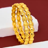 24K Gold Hollow Cross Bracelet - Women's High-End Arabic & African Jewelry 24K auksas