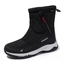 Madingi Madingi Vyriški Šilti Sniego Batai Užtrauktukas Vyriški Batai Lauko Vyriški Batai Atsparūs Vandeniui Unisex Aukšti Batai Su Pamušalu Stori Kailiniai Zapatos 44 raudona