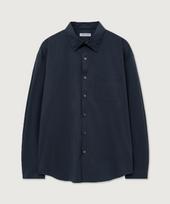 THEKNITCOMPANY Supima Cotton Shirt 5 Colors Gray/S black
