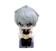 Love Deepspace Q Version Action Figure Caleb Winter Pink Outfit Rafayel Rabbit Style Xavier Desktop Ornament Toy Gift For Fans black