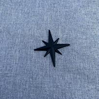 1pc, Guide Star Car Sticker, 3D Metal Car Emblem, Octagonal Star Decorative Sticker for Rear Tail Badge and Body Scratch Cover juoda