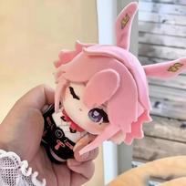 12Cm Anime Evanescia Pendant Plusie Doll Game Honkai Star Rail Evanescia Stuffed Plush Toy Backpack Doll Collect Xmas Gift
