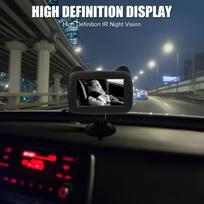 Baby Car Mirror with 4.3  Night Vision Function Display 1080P Safety Car Seat Camera with Wide Crystal Clear View Easily Observe juoda